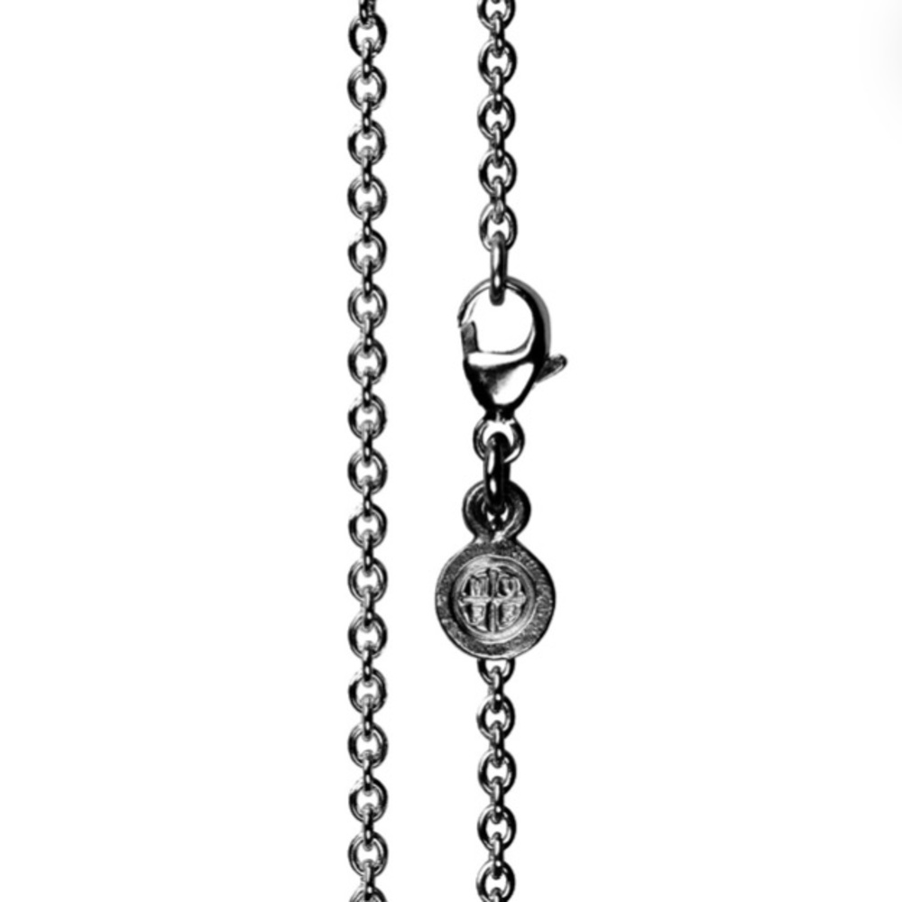 Patrik Muff Nymphenburg Oxidized Silver Necklace
